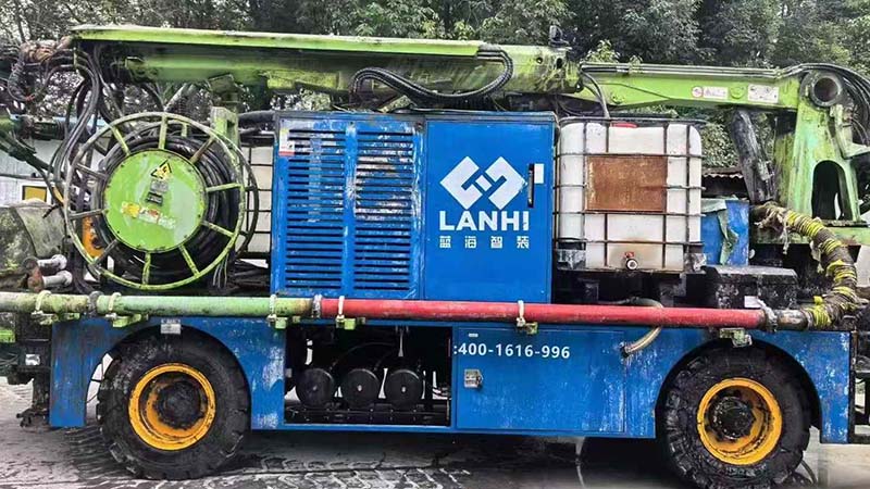 四川出售23年藍海P40F輪式濕噴機